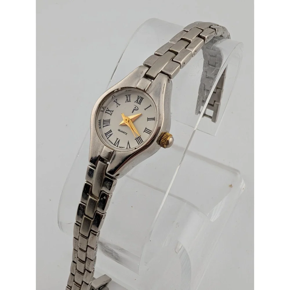 P Brand Watch Women 18mm Case‎ Silver 6.5